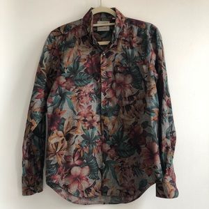 Naked & Famous Men’s Floral Button up Shirt